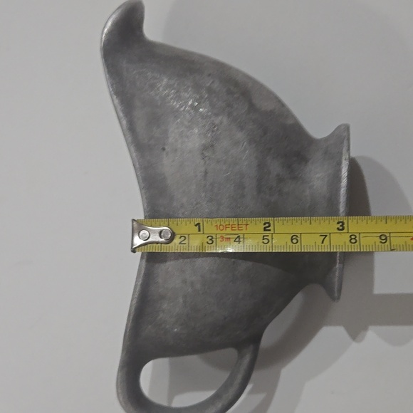 Vintage Pewter Sauce / Gravy Boat Server - Picture 7 of 8